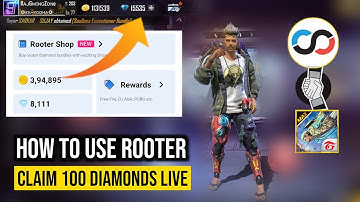 How To Use Rooter App For Free Fire Diamonds | Rooter App Se Diamond Kaise Le - Garena Free Fire