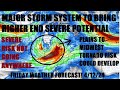 High end severe risk looking likely early next week major storm on the way latest info