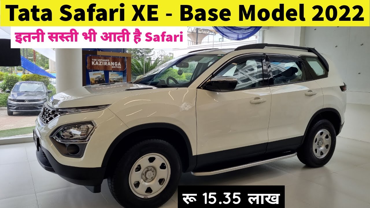 2022 Tata Safari XE Base Model Review Interior Exterior Features Price | Safari XE 2022