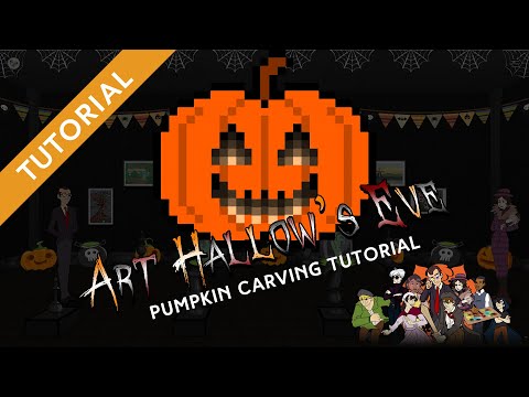 Mondrian Maker - Art Hallow's Eve Pumplin Carving Tutorial