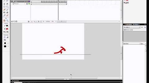 Flash tutorial 2: construction of the stickman, walk and run