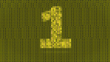 One ||Learn Numbers with 3d Color Balls Ascii Art Effects (sponsored by preview2effects)