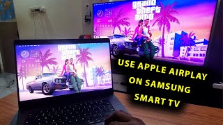 how to use apple airplay on your samsung smart tv!