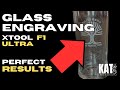 Laser Engraving Glass with xTool F1 Ultra | Chalk Paint Hack for Clean Results