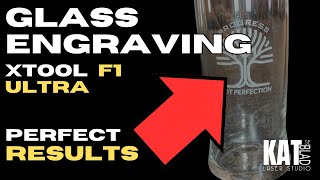Laser Engraving Glass with xTool F1 Ultra | Chalk Paint Hack for Clean Results