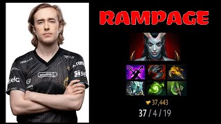 QUINN Insane 37-4-19 QUEEN OF PAIN Gameplay with Rampage!!!