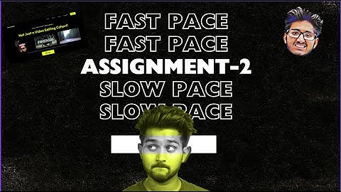 My Second Assignment: Not Just a Video Editing course! By Tharun Assignment 2. ‪@TharunSpeaks‬