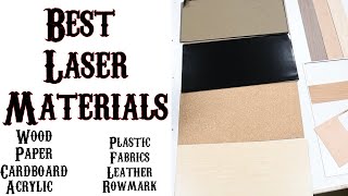 Best Materials For Co2 Laser Cutting and Engraving #laser #material #woodworking