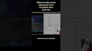 Gitlab online with agent,group runner and pipeline #shorts