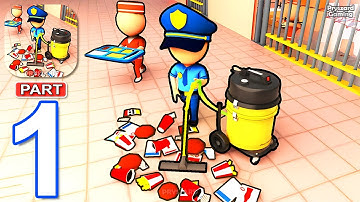 Prison Boss - Gameplay Walkthrough Part 1 Stickman Prison Boss Manager (iOS, Android)