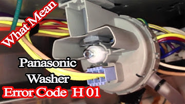 panasonic washer error code h01