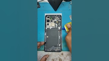 Samsung mobiles back panel pasting |  re pasting | re adhesive glue  #mobilerepair #technology