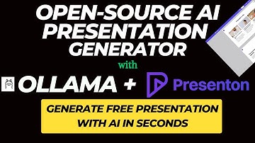 Presenton: Forget PowerPoint! This Open-Source AI Makes Slides for You|FULLY LOCAL + OLLAMA  #ai