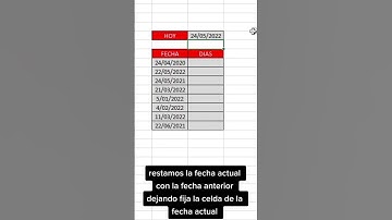 CALCULAR DIAS TRANSCURRIDOS ENTRE DOS FECHAS CON #EXCEL #EXCELFACIL #MRDOLC
