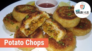 Potato Chop Recipe | Goan Potato Chops | Goan Snack / Appetizer | Mince Stuffed Potato Pancakes