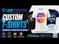 Custom Printed T-Shirts | Personalized T-Shirt Printing | Link Printers