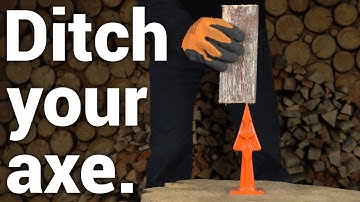 The BEST Way to Make Kindling: Forest Master Kindling Splitters