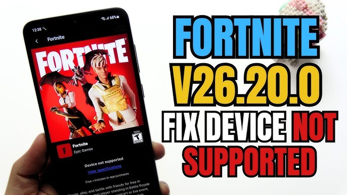 Why this phone not supported in fortnite in epic games - Android Community