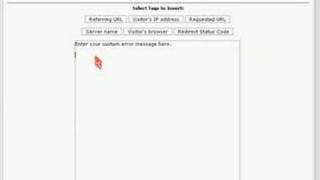 cPanel - How to create custom error pages