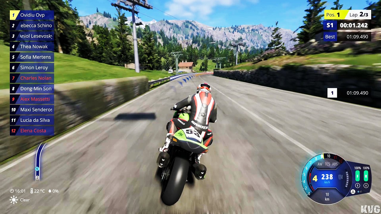 RIDE 6 - Stelvio Club Circuit - Gameplay (PS5 UHD) [4K60FPS]