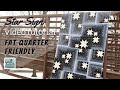 Star & Log Cabin Block Combo! Fat Quarter Friendly Quilt in a Modern Setting