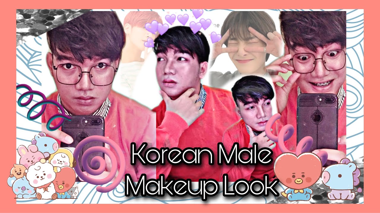 KoReaN Male Make-up Look haha - YouTube