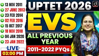 UPTET 2026 EVS | 2011-2022 All Previous Year Questions (PYQs) | Drishti Teaching Exams