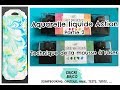 Aquarelle liquide ACTION Technique: mousse à raser avec encre