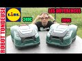 Parkside tondeuse robot lidl pmra 20li b2 vs pmrda 20li b2 lequel choisir  les diffrences