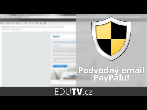 Video: Posílá paypal e-maily o podezřelých?