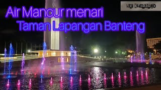 Full show dancing fountain | Air Mancur menari | Taman Lapangan Banteng at night