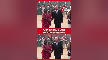Putin Shakes Hands With President Murmu and PM Modi at Rashtrapati Bhavan