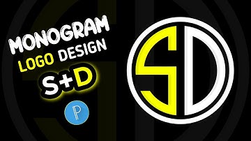 How to make monogram logo on mobile - Pixellab Tutorials - Tech Pencil