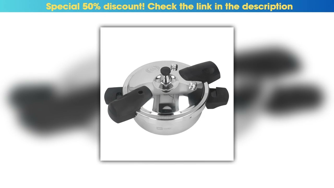 Discount 1.8L 18cm Pressure Cooker Stainless Steel  Safe Explosion Proof  Pressure Cooker Pot for G