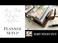 Mini Filofax Malden - Setup as EDC Main Planner - Ochre - UKPA - Planner Flip Inspo and Tips
