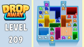 Drop Away level 209 solution