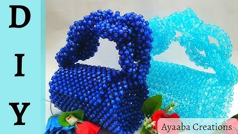 DIY stylish beaded bag tutorial for beginners
