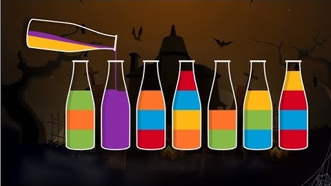 Water colour sort puzzle level 48 😱. walkthrough gameplay 😱🎯🎮_ Android Gameplay 🎯🎮😱