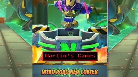 Nitro Robo Neo Cortex Boss Fight - Crash on the Run (Crash Bandicoot iPhone Mobile Gameplay)