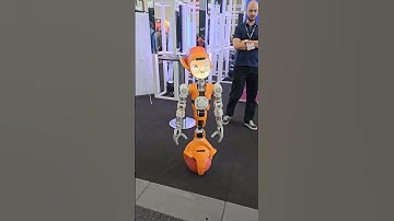 Meet Miroka the new generation of humanoid robots 🤖🧡🥰 #robots #ifa2023 #miroka #miroki #berlin #ai 🧡