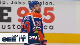GOTTA SEE IT: Oilers' Draisaitl scores WILD goal from own blue line