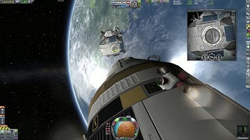 KSP - Docking With a Ship Spinning out of Control