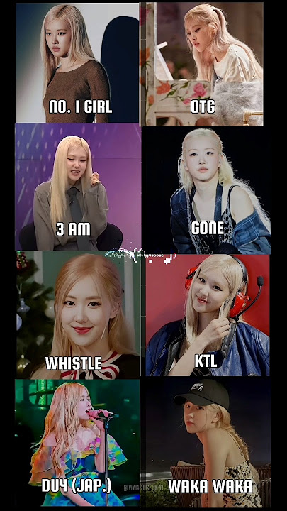 Rosé raw vocal compilation!💗 | #Rosé #blackpink  || raw singing |#trending #kpop | @lvlyj4soosé