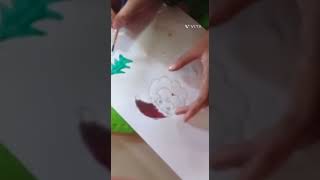 Drawing santa and Christmas tree 🎄🎅