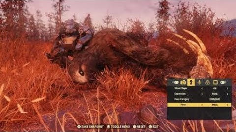 Fallout 76 Killing the Mega sloth with scorchers