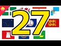 ピタゴラ国旗27【世界の国や地域の旗】