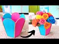 Easy Flower Vase making at home | DIY Room Decor Craft Idea