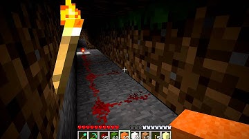 Minecraft Beta 1.7.2 Retractable Lava Bridge Built With Pistons