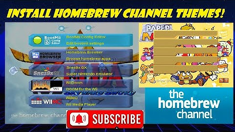 How to Install Homebrew Channel Themes on the Nintendo Wii!