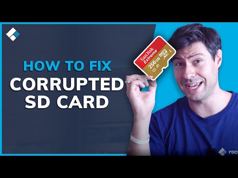 Video: How To Repair A Damaged Memory Card